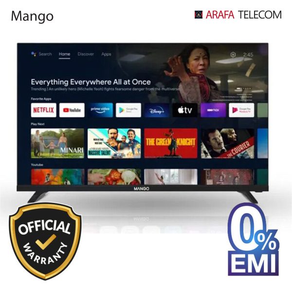 Mango 55 Inch Bezel-Less 4K UHD Google TV