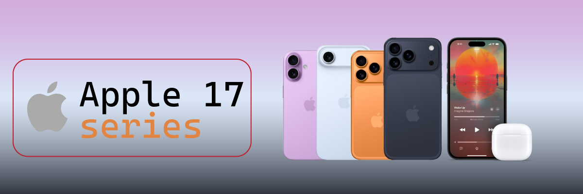 Apple 17 series page banner